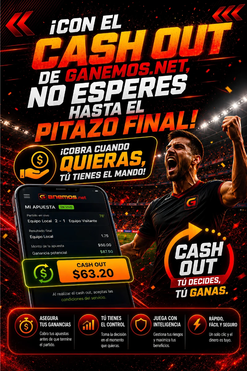 ¡Toma el control total de tus jugadas con el Cash Out!